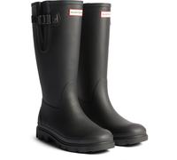 (Black, 12 (Adults')) Hunter Field Downpour Adjustable Boot Rubber Men's Black Wellington Boots