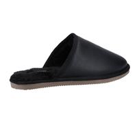 (Black, 12 (Adults')) Hush Puppies Coady Suede Men's Black Slippers