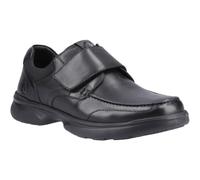 (Black, 12 (Adults')) Hush Puppies Hector Leather Men's Black Moccasins Shoes
