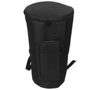 Black 12 Inch Djembe Bag with Double Shoulder Straps for African Drum