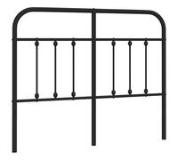 vidaXL Metal Headboard Black 120 cm UK NEW