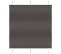 (black, 120 x 100 cm) vidaXL Pleated Blind Petrol Fabric Polyester