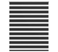 vidaXL Zebra Blind 120 x 175 cm Black, Black