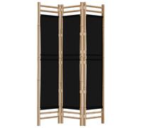 (black, 120 x 180 cm) vidaXL Folding Panel Room Divider Privacy Screen Black/Cream White Multi Sizes