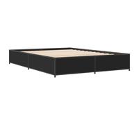 (black, 120 x 190 cm) vidaXL Bed Frame Bed Base Sonoma Oak 160x200 cm Engineered Wood and Metal
