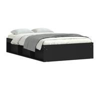 (black, 120 x 190 cm) vidaXL Bed Frame Bedroom Mattress Foundation Guest Room Bedstead Bed Base