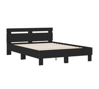 Vidaxl Bed Frame Without Mattress Black 120X190 Cm Small Double