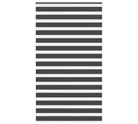 (black, 120 x 200 cm) vidaXL Zebra Blind Fabric Polyester