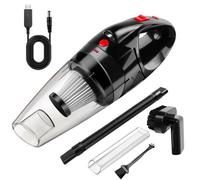 Black 12000Pa Cordless Car Vacuum Cleaner