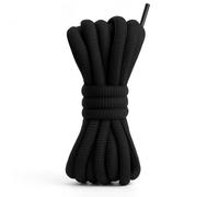 Black 120cm/47" Comfy Oval Sports Shoe Laces, look great in Trainers for Tennis Sports Basketball Football boots Athletics Runners Sneaker & Trainer Half Round Shoe Laces