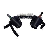 Black 120x18.3 Cm Leather Beer Belt Holster Beer Can Holder Belt with Adjustable Waist Strap Holds 5 Shot Glasses and 2 Bottles Holders Drink Can Waist Pack Bag for Outdoor Sports Jogging Walking