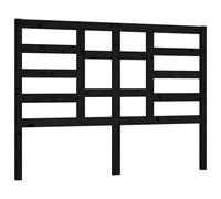 (black, 126 x 4 x 104 cm) vidaXL Bed Headboard Home Bedroom Decorative Bed Header Panel Solid Wood Pine