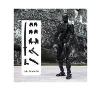 (Black) 13 Action Figures T13 Figure 3D Printed Multi-Jointed Movable Lucky 13 Action Figure Nova 13 Action