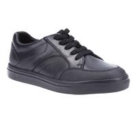 (Black, 13 (Adults')) Hush Puppies Shawn Junior Leather Boys's Black Lace-Up Shoes