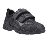 (Black, 13 (Adults')) Hush Puppies Tristen Leather Boys's Black Loafers