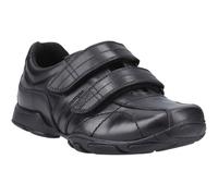 (Black, 13 (Adults')) Hush Puppies Vance Leather Boys's Black Loafers