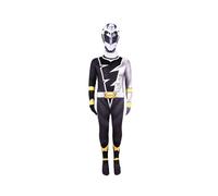 (Black, 130) Power Morphin Mighty Rangers Costume Cosplay Party Dress Jumpsuit