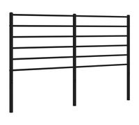(black, 135 cm) vidaXL Metal Headboard Bed Base Header Bedstead Headboard Bedroom Bed Header