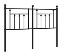 (black, 135 cm) vidaXL Metal Headboard Bed Header Bed Headboard Black Headboard Black 80 cm