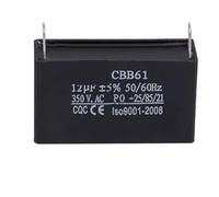 Black 13uF Generator Capacitor Generator CBB61 13uF 50/60Hz 350VAC Fan electronic starter BIANMTSW