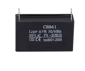 Black 13uF Generator Capacitor Generator CBB61 13uF 50/60Hz 350VAC Fan electronic starter MQXFCZUX