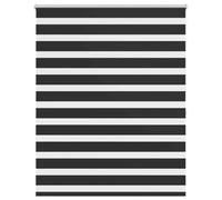 vidaXL Zebra Blind 140 x 175 cm Black, Black