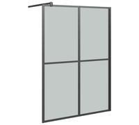 Walk-in Shower Wall with ESG Glass Bathroom Screen Shower Partition vidaXL