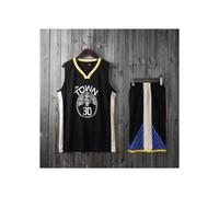 (black, 140cm) Golden State Warriors Stephen Curry adult and children's jersey set