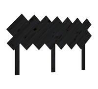(black, 141 x 3 x 80.5 cm) vidaXL Bed Headboard Home Bedroom Decorative Bed Header Panel Solid Wood Pine
