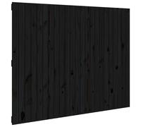 (black, 146.5 x 3 x 110 cm) vidaXL Solid Wood Pine Wall Headboard Bed Header Multi Colours Multi Sizes