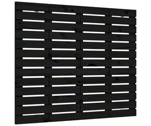 (black, 146 x 3 x 91.5 cm) vidaXL Wall Headboard Bedroom Bed Header Decor Bed Headboard Solid Wood Pine
