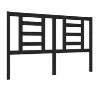 (black, 146 x 4 x 100 cm) vidaXL Bed Headboard Bedroom Bed Header Decorative Headboard Solid Wood Pine