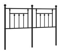 (black, 150 cm) vidaXL Metal Headboard Bed Header Bed Headboard Black Headboard Black 80 cm