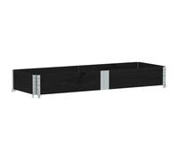 (black, 150 x 50 cm/ 1 pcs) vidaXL Pallet Collars Garden Raised Bed Vegetable Planter Box Solid Wood Pine