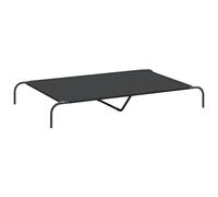 (black, 150 x 90 x 20 cm/ oxford) vidaXL Elevated Dog Bed Black Textilene Puppy Sleeping Basket Multi Sizes