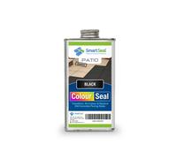 (Black, 150ML Sample) Smartseal Patio ColourSeal - Colour & Restore Old Concrete Paving Slabs, Durable Paint & Sealer - Easy to Apply, Protective Concrete Sealer