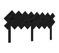 (black, 159.5 x 3 x 80.5 cm) vidaXL Bed Headboard Home Bedroom Decorative Bed Header Panel Solid Wood Pine