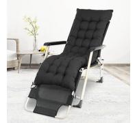 (Black, 160*50*8cm) 1pc Multicolor Thick Ventilated Recliner Cushion, Easy to Clean, Suitable for Living Room Rocking Chair, Office Lunch Break