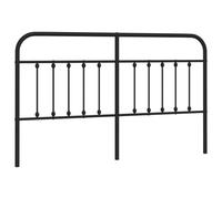 (black, 160 cm) vidaXL Metal Headboard Bed Header Bed Headboard Black Headboard Black 75 cm