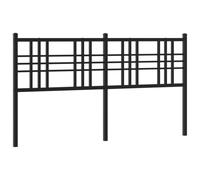 (black, 160 cm) vidaXL Metal Headboard Bedroom Home Bed Header Bed Headboard Black 160 cm