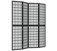 (black, 160 x 170 cm) vidaXL Folding 6-Panel Room Divider Japanese Style Shoji Multi Colours/Sizes