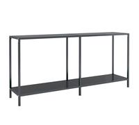 (black, 160 x 35 x 75.5 cm) vidaXL Console Table Tempered Glass Hall Side Table Multi Colours Multi Sizes