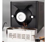Black 1600W 1.5kg Peanut Roaster,Coffee Beans Nut Peanut Cashew Chestnuts Roasting Machine, 100-250℃ Temperature Adjustable