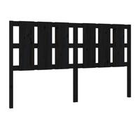 (black, 165.5 x 4 x 100 cm) vidaXL Bed Headboard Home Bedroom Decorative Bed Header Panel Solid Wood Pine