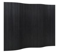 Vidaxl Room Divider Black 165X250 Cm Bamboo