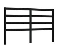 vidaXL Bed Headboard Black 166x4x100 cm Solid Wood Pine UK NEW