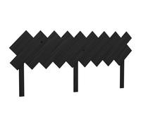 (black, 178 x 3 x 80.5 cm) vidaXL Bed Headboard Home Bedroom Decorative Bed Header Panel Solid Wood Pine