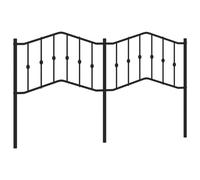 Metal Headboard Bedroom Home Decor Bed Header Guest Room Bed Headboard vidaXL