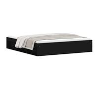 (black, 180 x 200 cm) vidaXL Bed Frame Bedroom Mattress Foundation Guest Room Bedstead Bed Base