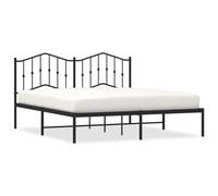 Metal Bed Frame Home Bedroom Bed Base Mattress Foundation Bedstead vidaXL